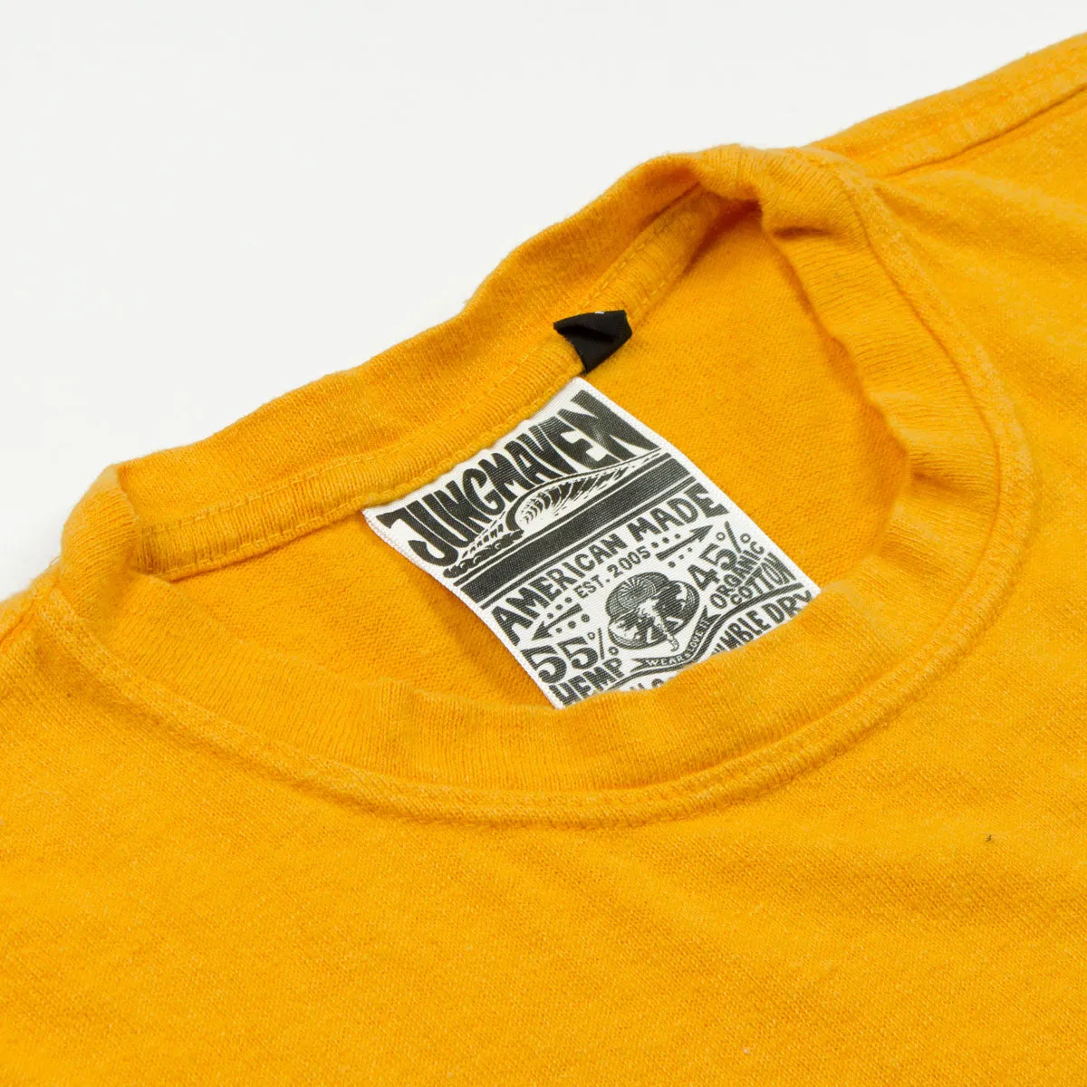 Jungmaven - Baja Pocket Hemp T-shirt 55/45 (7 oz) - Carrot Orange