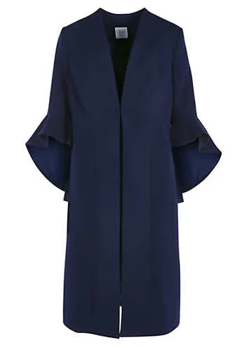 Kaleidoscope Frill Sleeve Dress Coat | Grattan