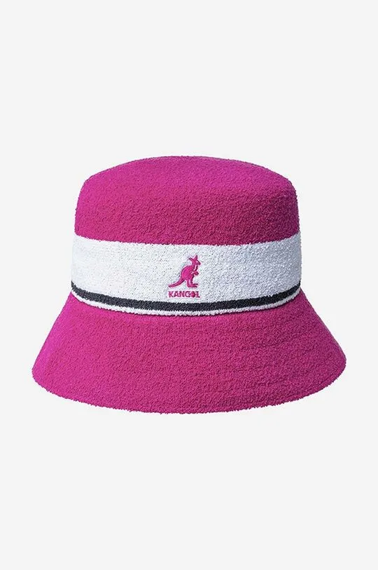 Kangol hat Bermuda Bucket pink color