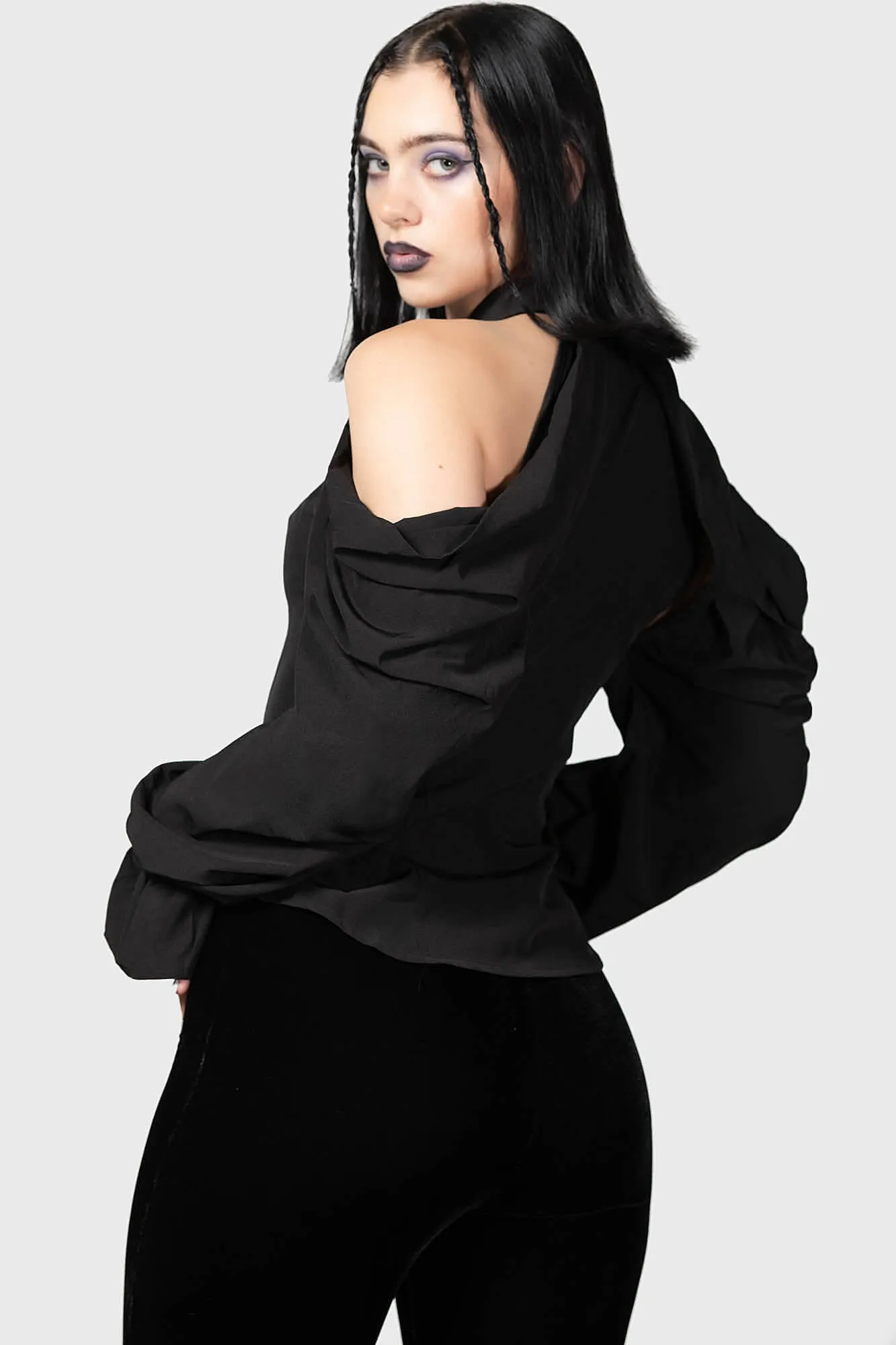 Killstar Maxim Priestess Blouse Black