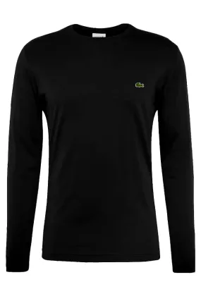 Lacoste Premium Pima L/S Logo Tee Black