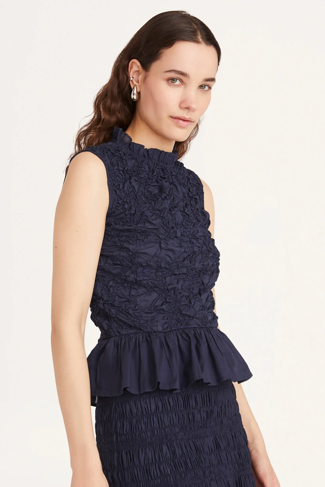 Loie Top in Navy