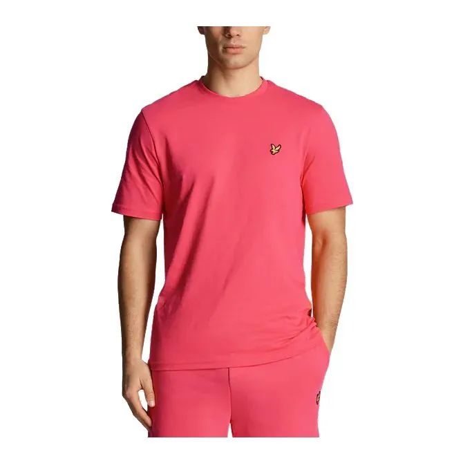 LYLE & SCOTT T-SHIRT PLAIN TS400 ROSA ELETTRICO