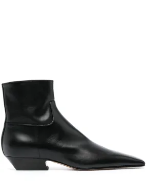 MARFA LEATHER ANKLE BOOTS