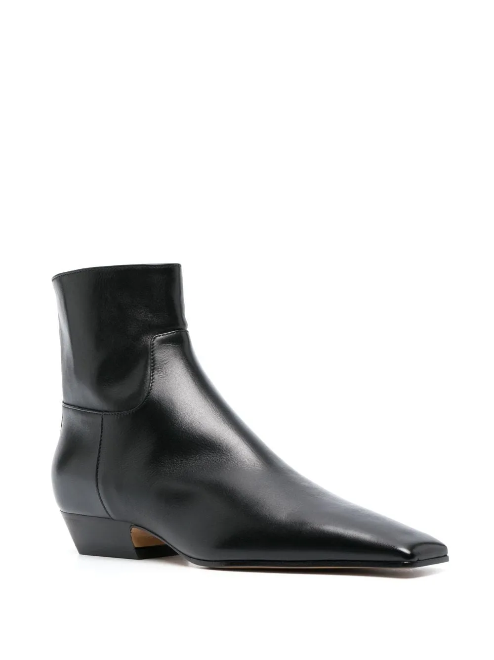 MARFA LEATHER ANKLE BOOTS