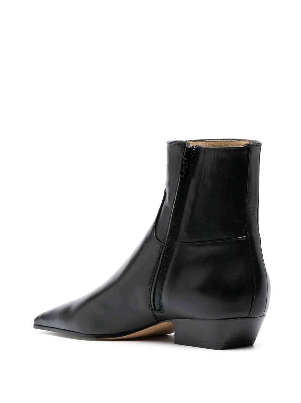 MARFA LEATHER ANKLE BOOTS