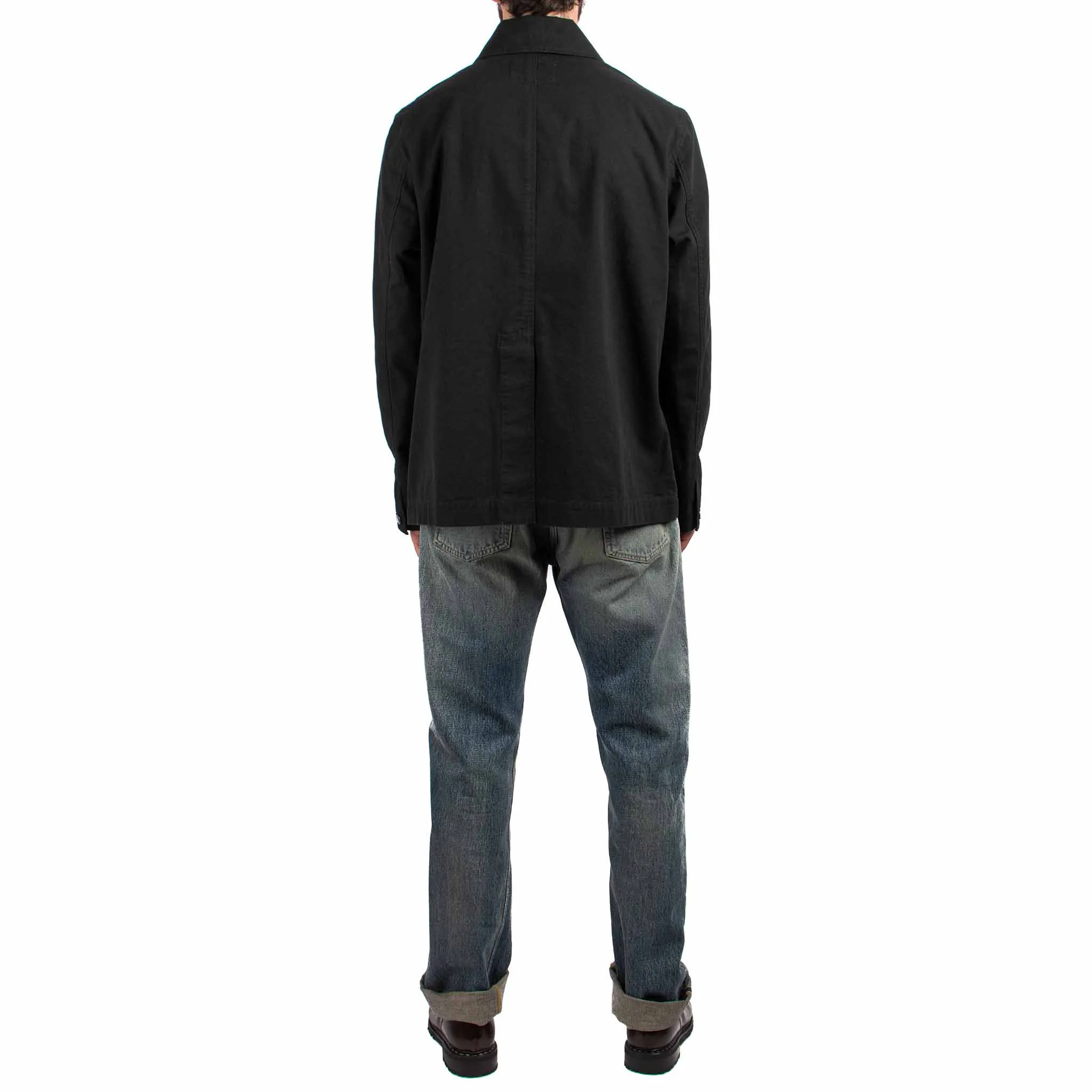 MHL Big Pocket Jacket Compact Cotton Drill Black