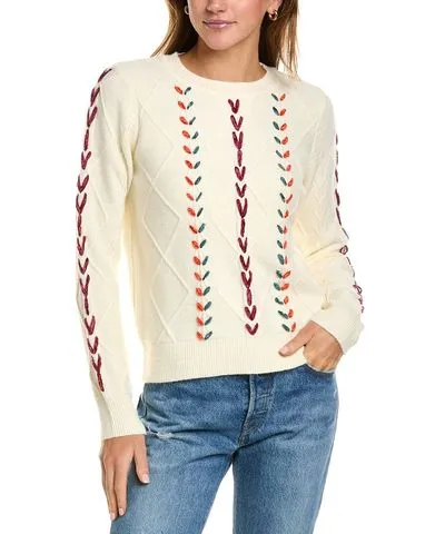 Nanette Lepore Lacing Sweater