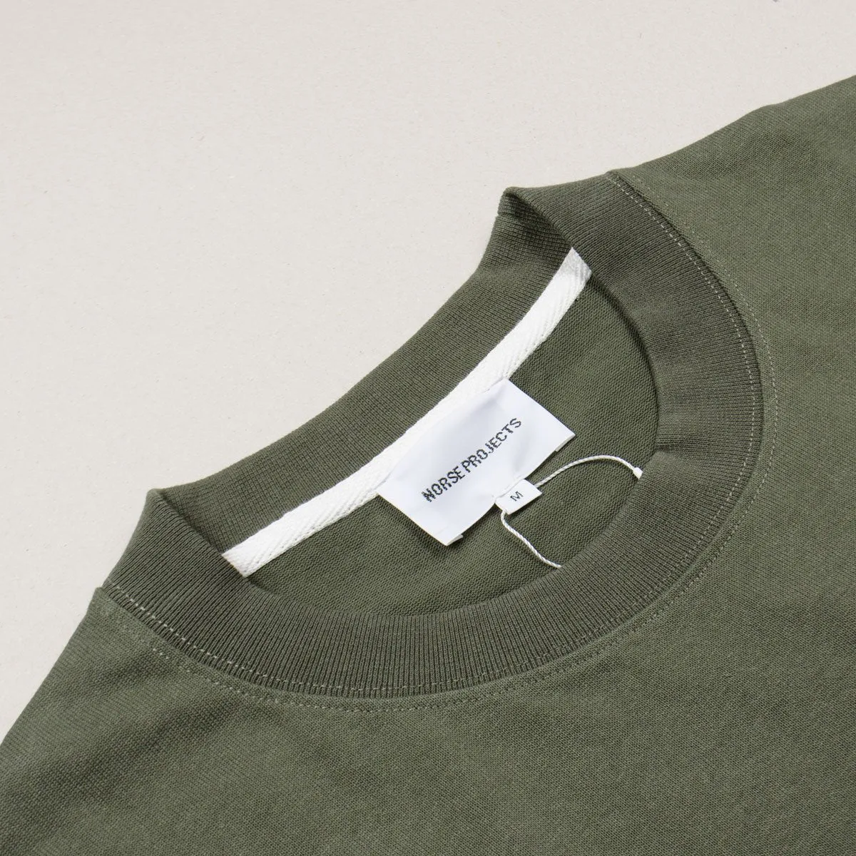 Norse Projects - Johannes Pocket T-shirt - Ivy Green