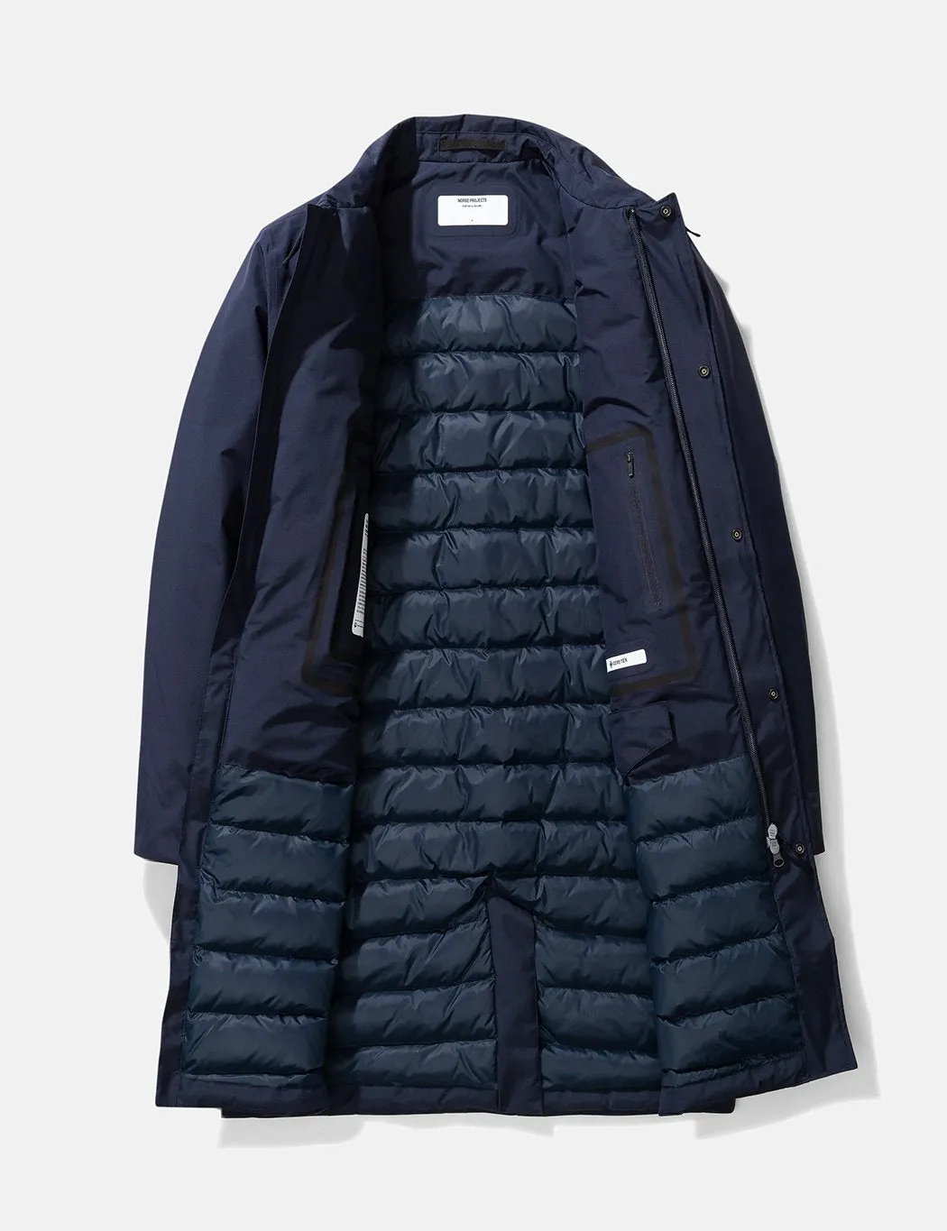 Norse Projects Thor Down Gore-Tex Jacket - Dark Navy Blue