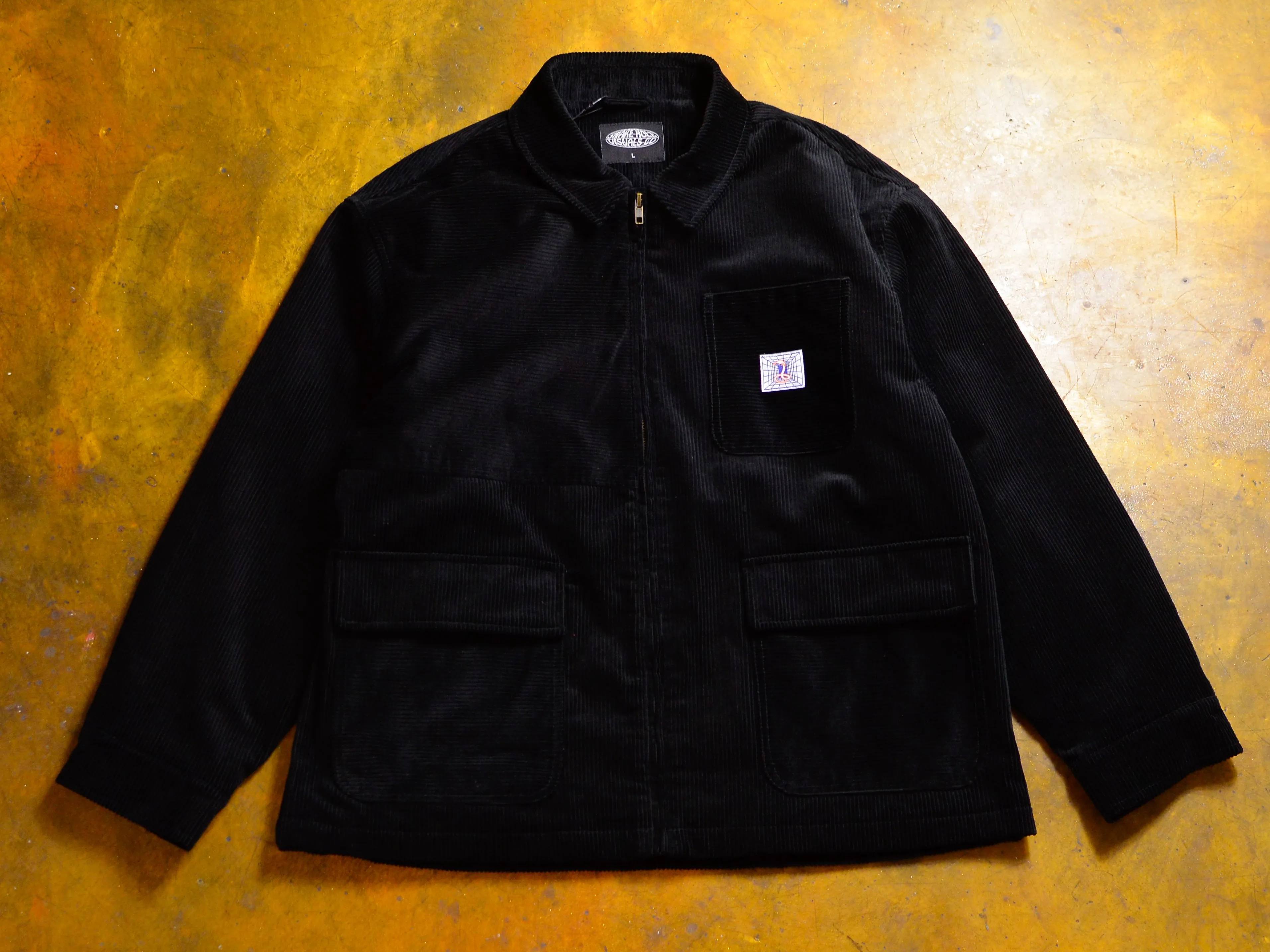 Phat Cat Corduroy Jacket - Black