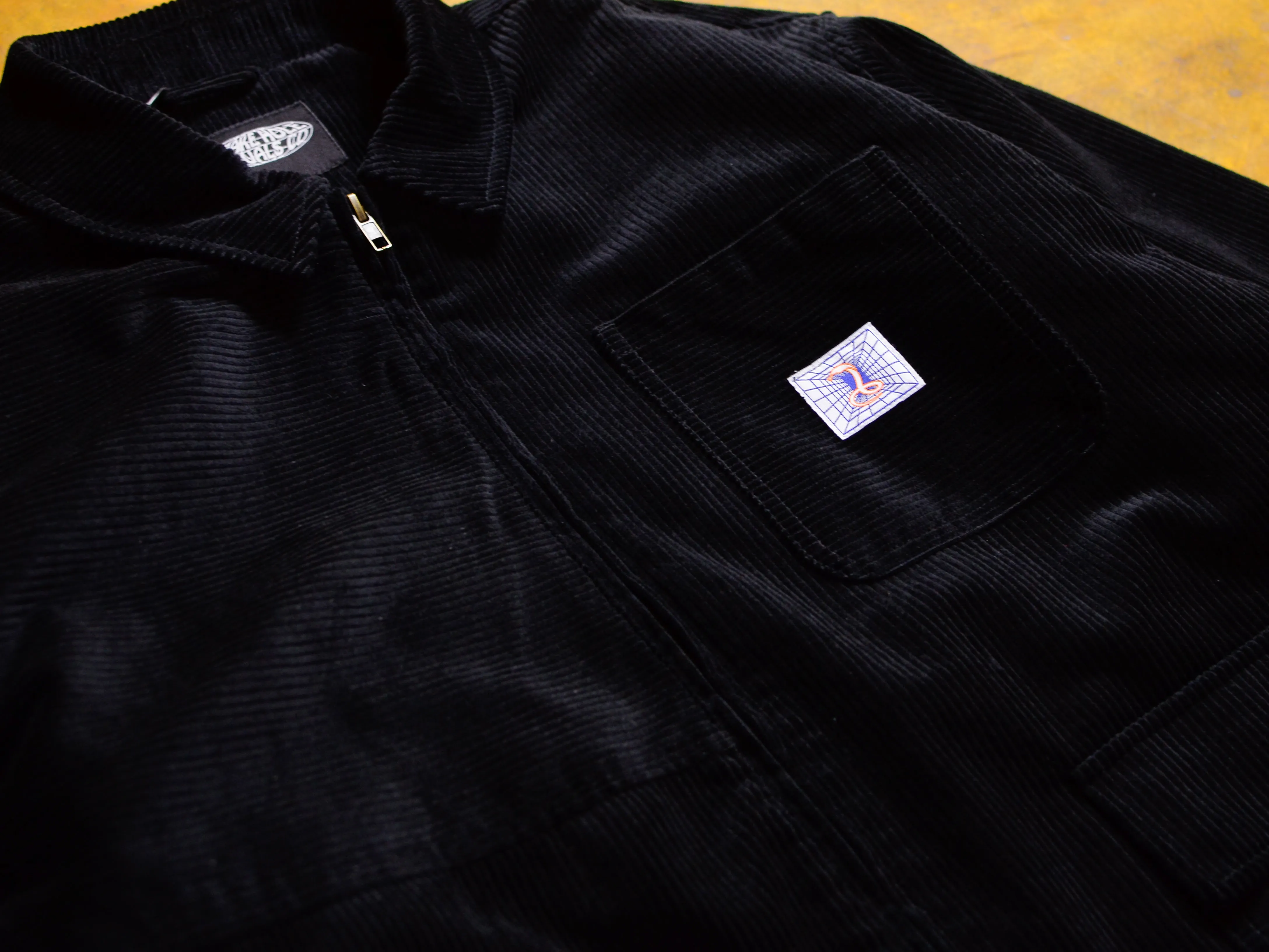 Phat Cat Corduroy Jacket - Black