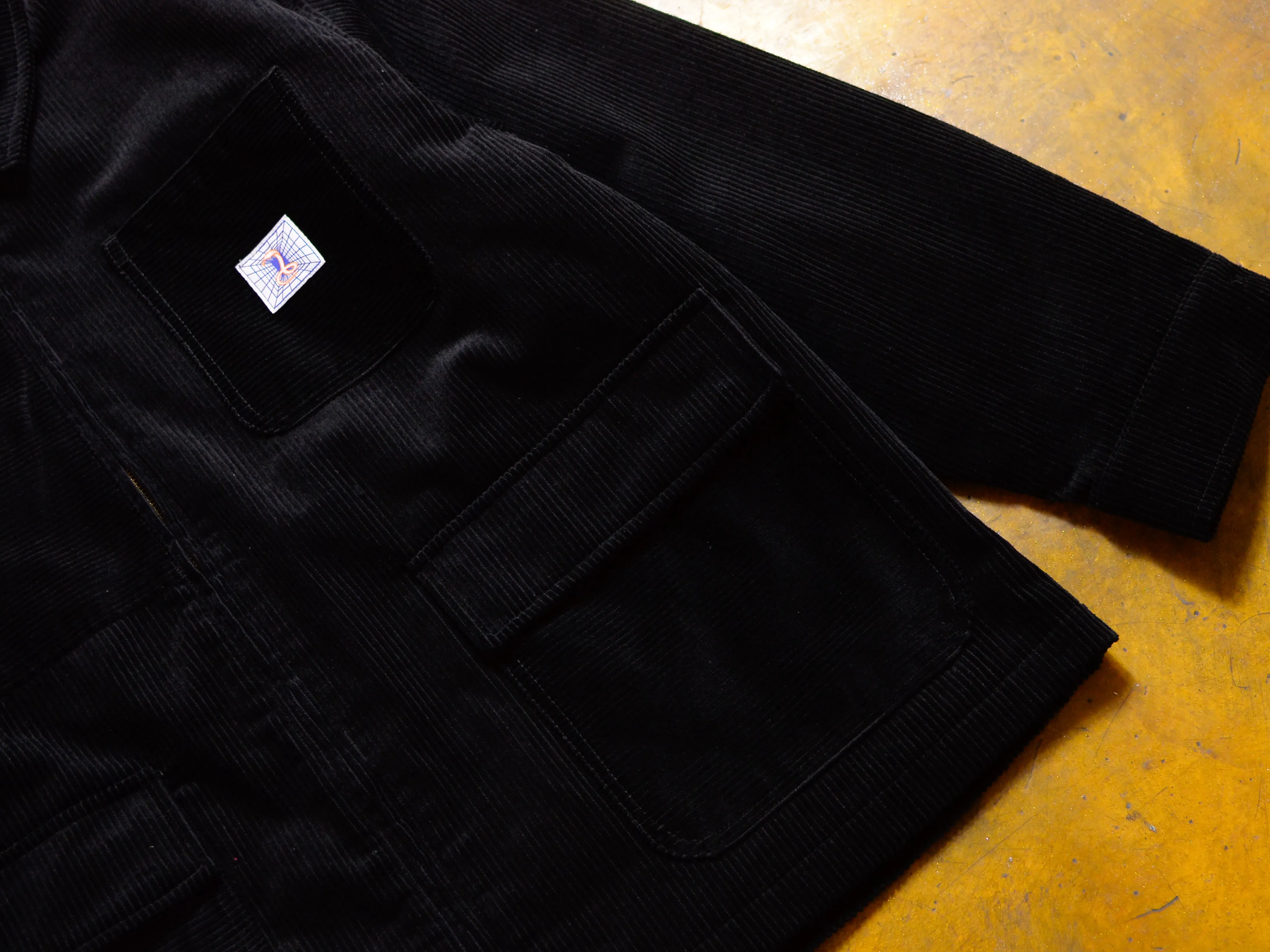 Phat Cat Corduroy Jacket - Black