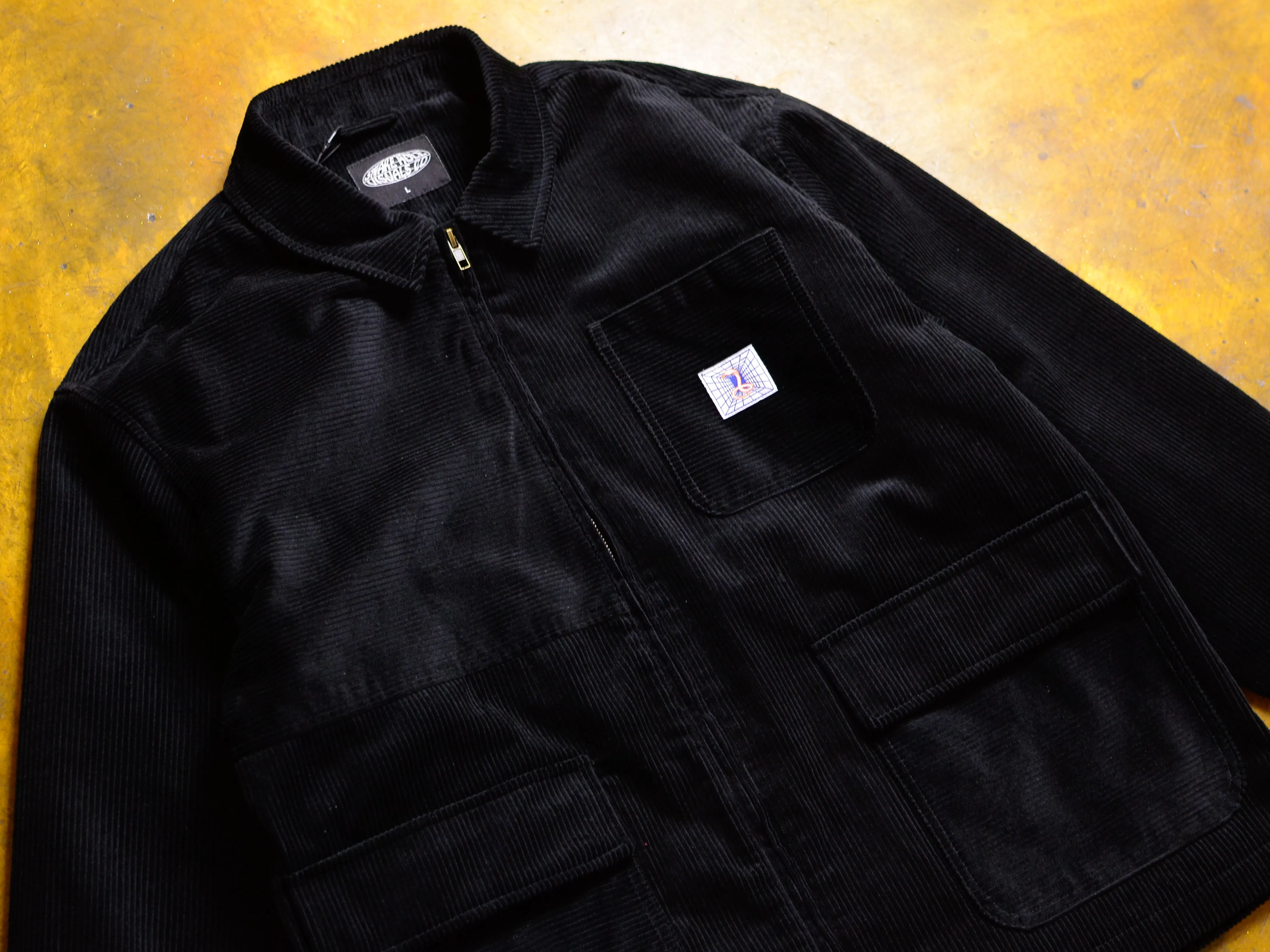 Phat Cat Corduroy Jacket - Black