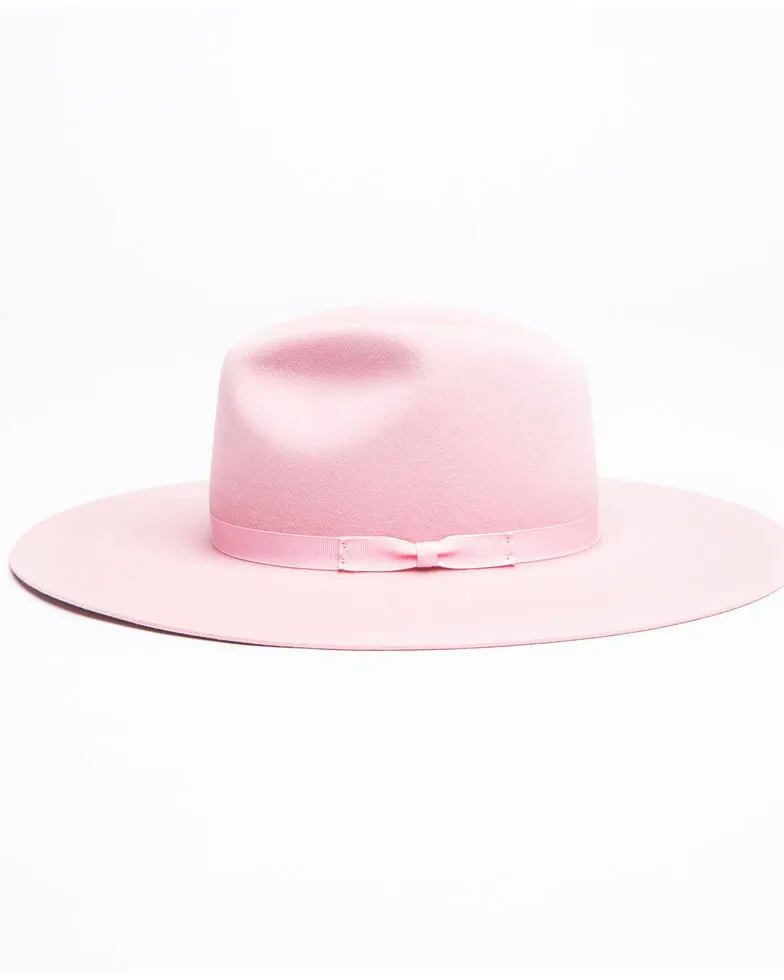 Rodeo King Pink Felt Cowgirl Hat