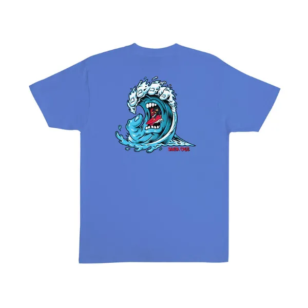 Santa Cruz Screaming Wave T-Shirt - Ultramarine