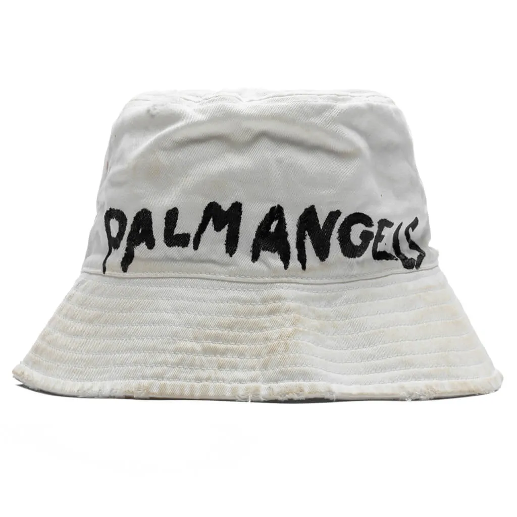 Seasonal Logo Bucket Hat - Beige/Black