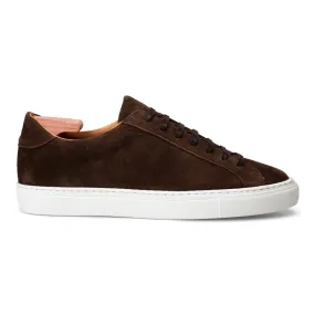 Skolyx Premium sneaker in dark brown suede