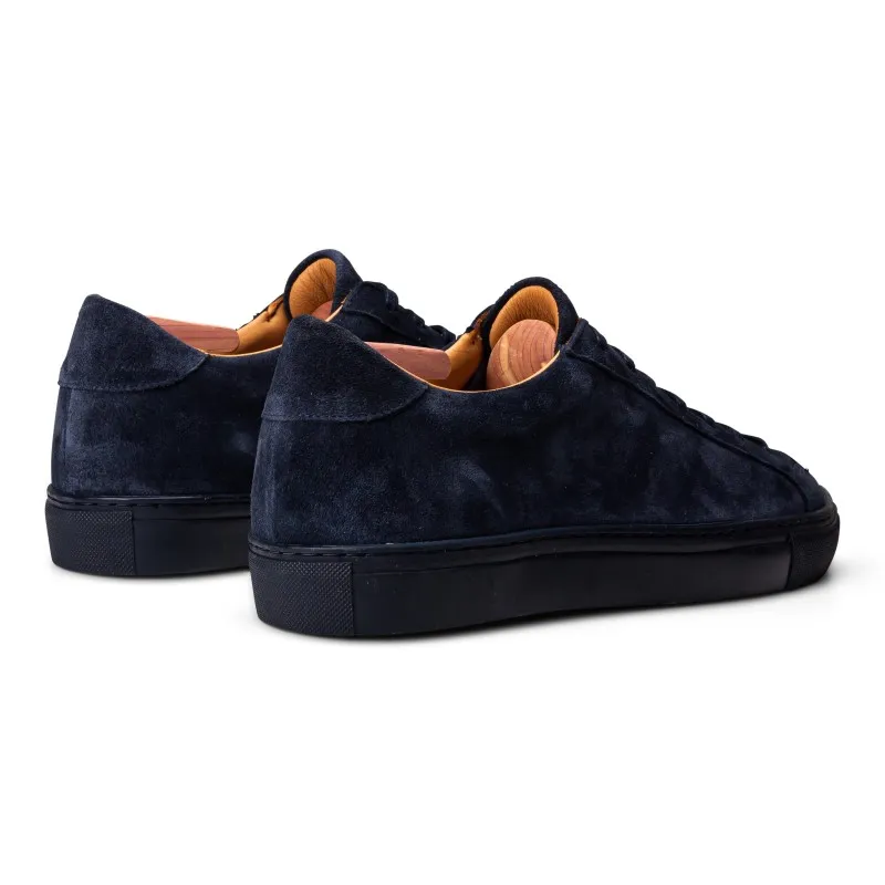 Skolyx Premium sneaker in navy suede with navy sole