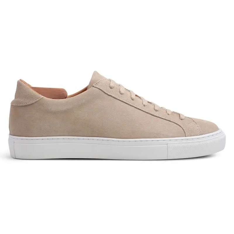 Skolyx Premium sneaker in sand suede