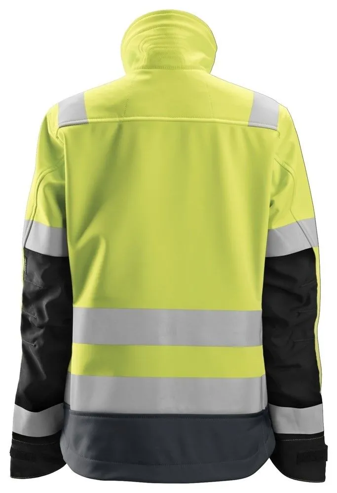 Snickers 1237 AllroundWork, Women's High-Vis Softshell Jacket, Class 2/3 