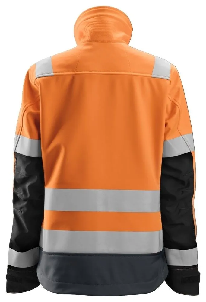 Snickers 1237 AllroundWork, Women's High-Vis Softshell Jacket, Class 2/3 