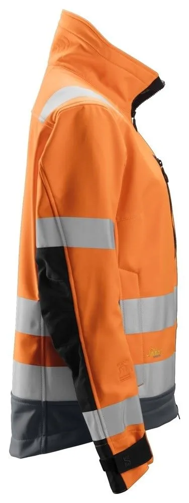 Snickers 1237 AllroundWork, Women's High-Vis Softshell Jacket, Class 2/3 