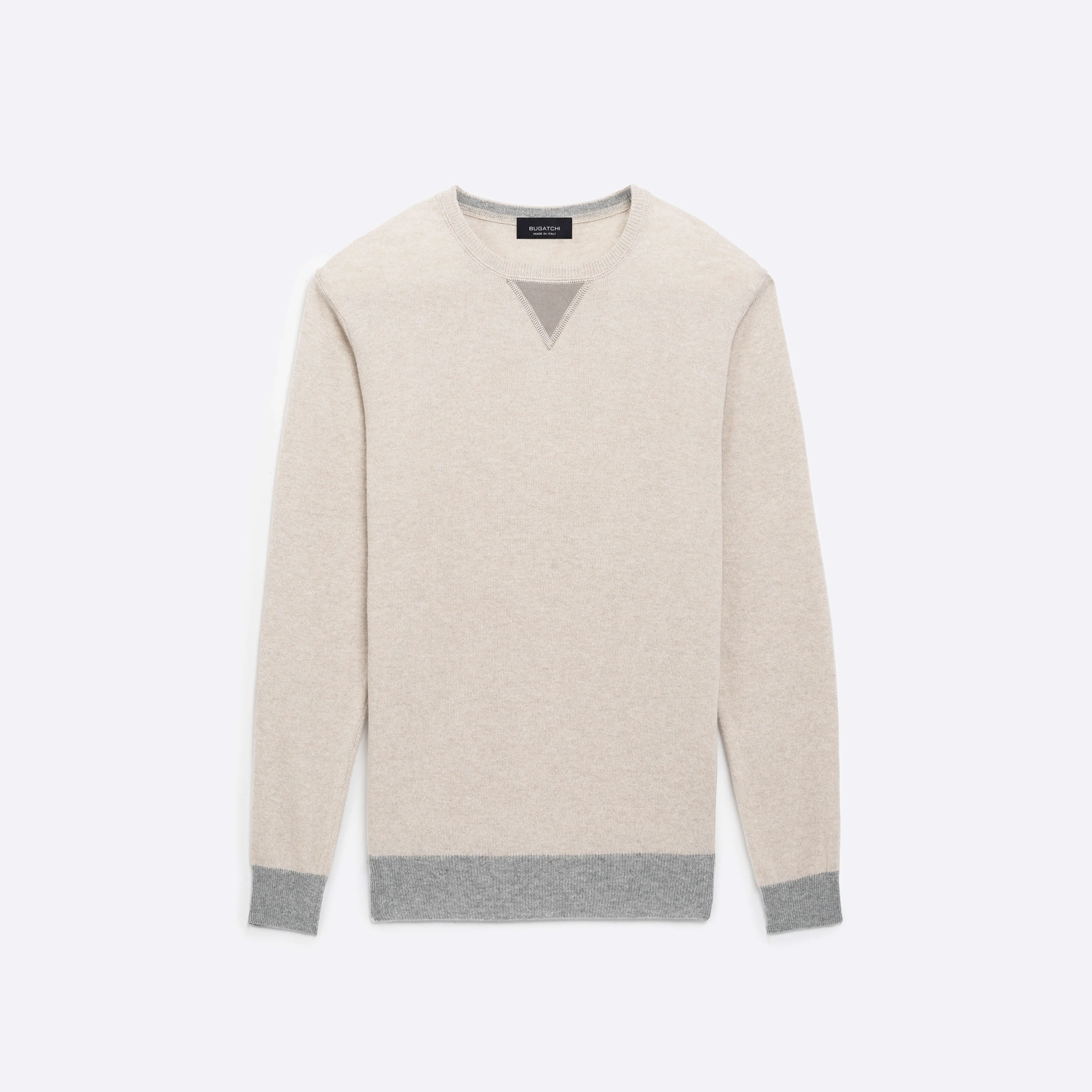 Solid Crew Neck Sweater