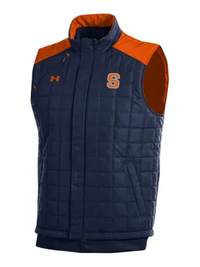 Syracuse Orange Under Armour Midnight Navy Storm Loose Coldgear Full Zip Vest