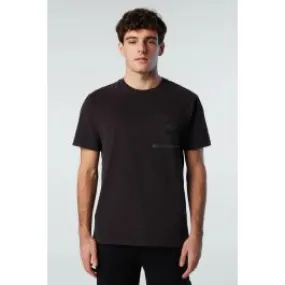 T-shirt con taschino uomo Nero