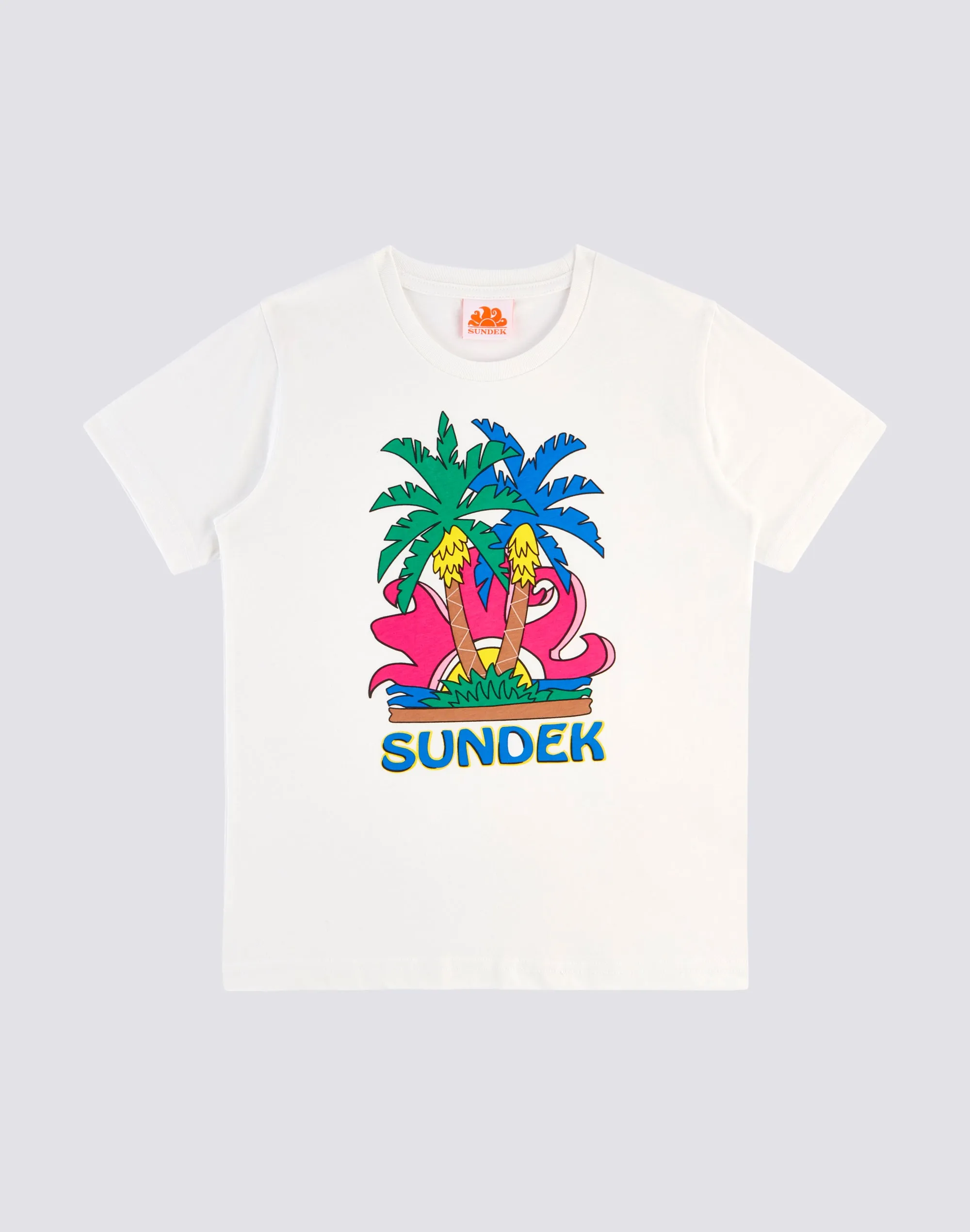 T-SHIRT MANICA CORTA STAMPA SUNDEK ISLAND