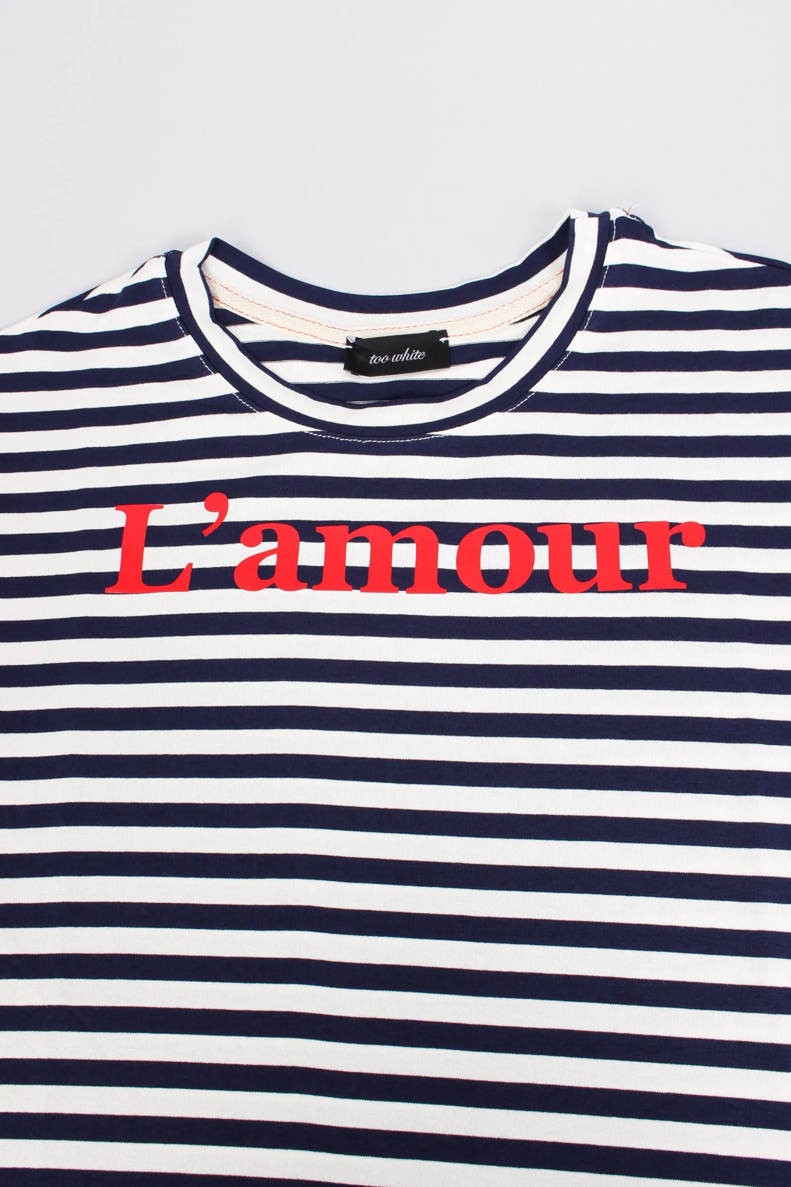 T-shirt Riga Amour Bianco/blu