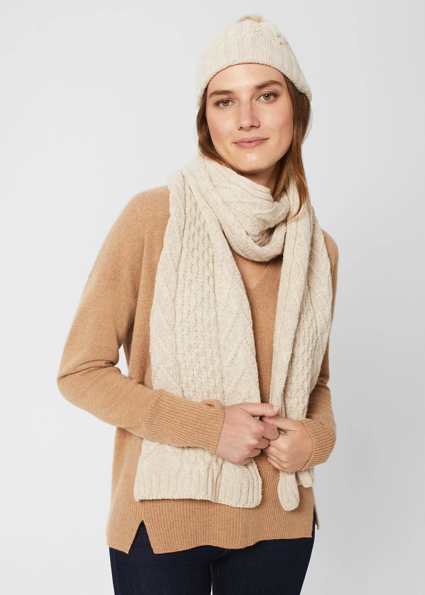 Taylor Cable Scarf 