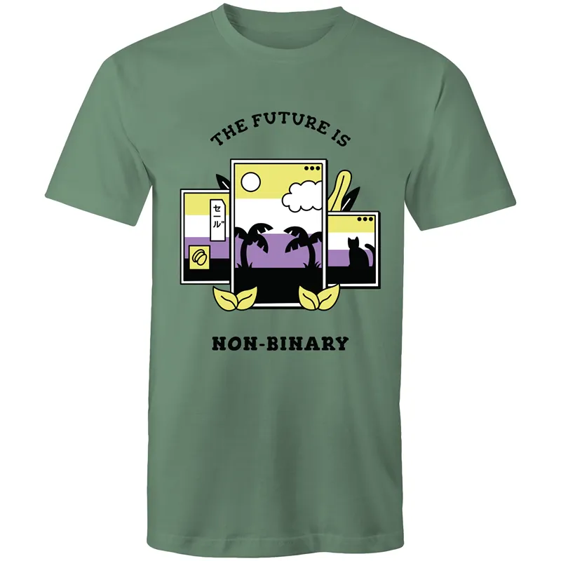 The Future is Non Binary Screens T-Shirts Unisex (NB010)