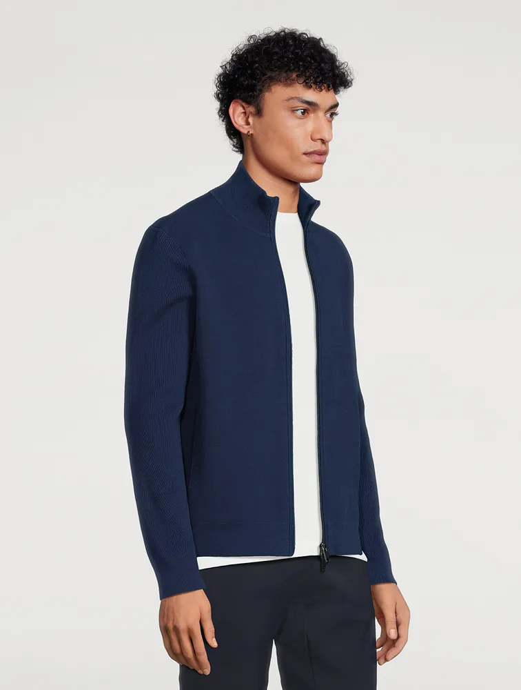 THEORY Walton Zip Sweater