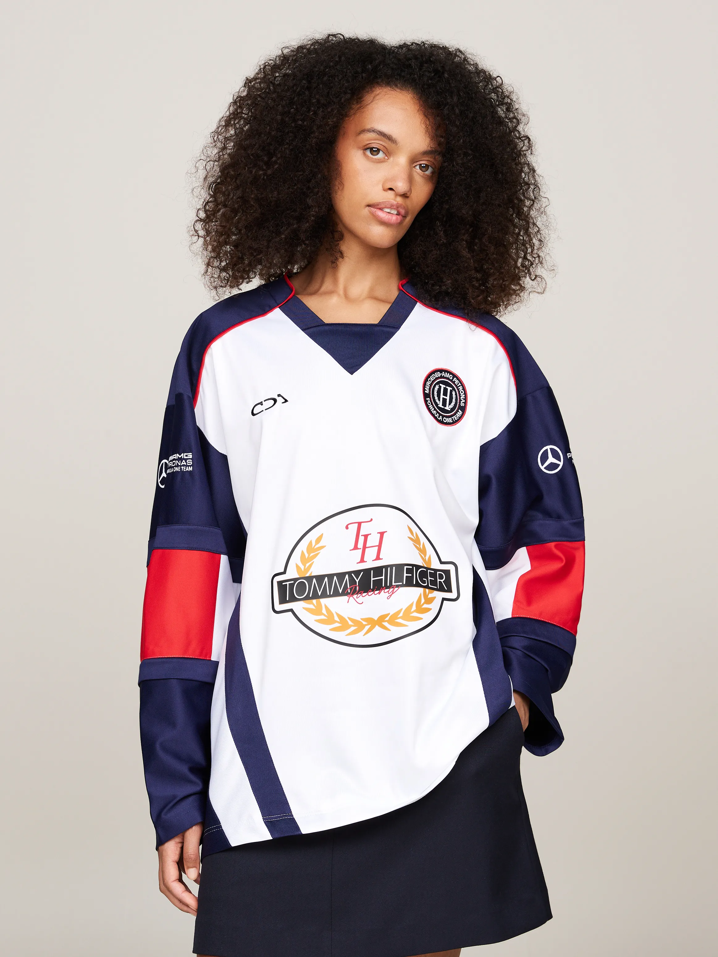 Tommy x Mercedes F1 x CR Back Graphic Hockey Sweatshirt | Sweatshirts & Hoodies | Tommy Hilfiger