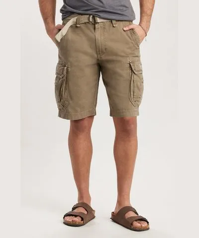 Unionbay Clothing Survivor Mens Belted Cargo Shorts