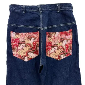 Vintage Geisha Japanese denim jeans W30