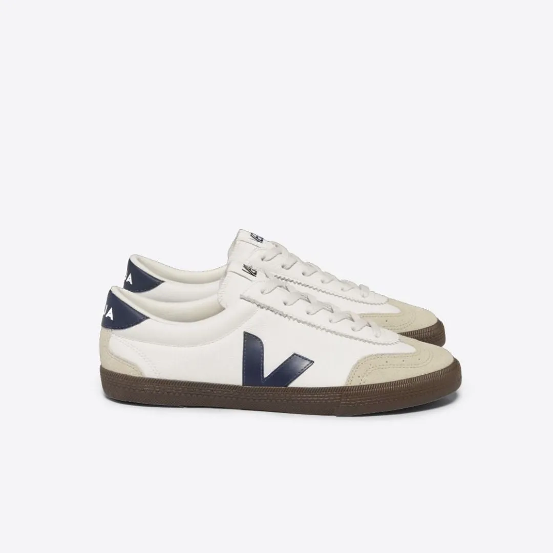 Volley Leather Sneaker (White + Nautico Bark)