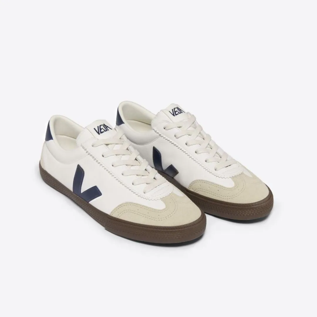 Volley Leather Sneaker (White + Nautico Bark)