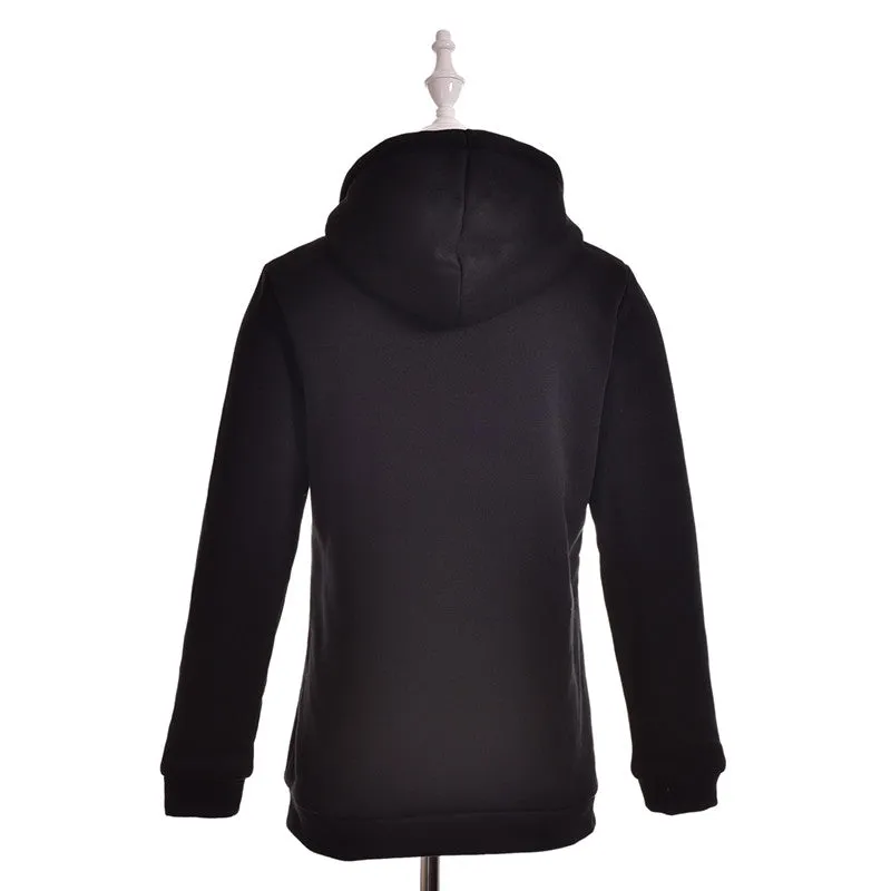 Women Warm Zip Up Thick Cotton Outerwear Hooded Sweatshirt Hoodies Coat Jacket Plus Size S-3XL SM6