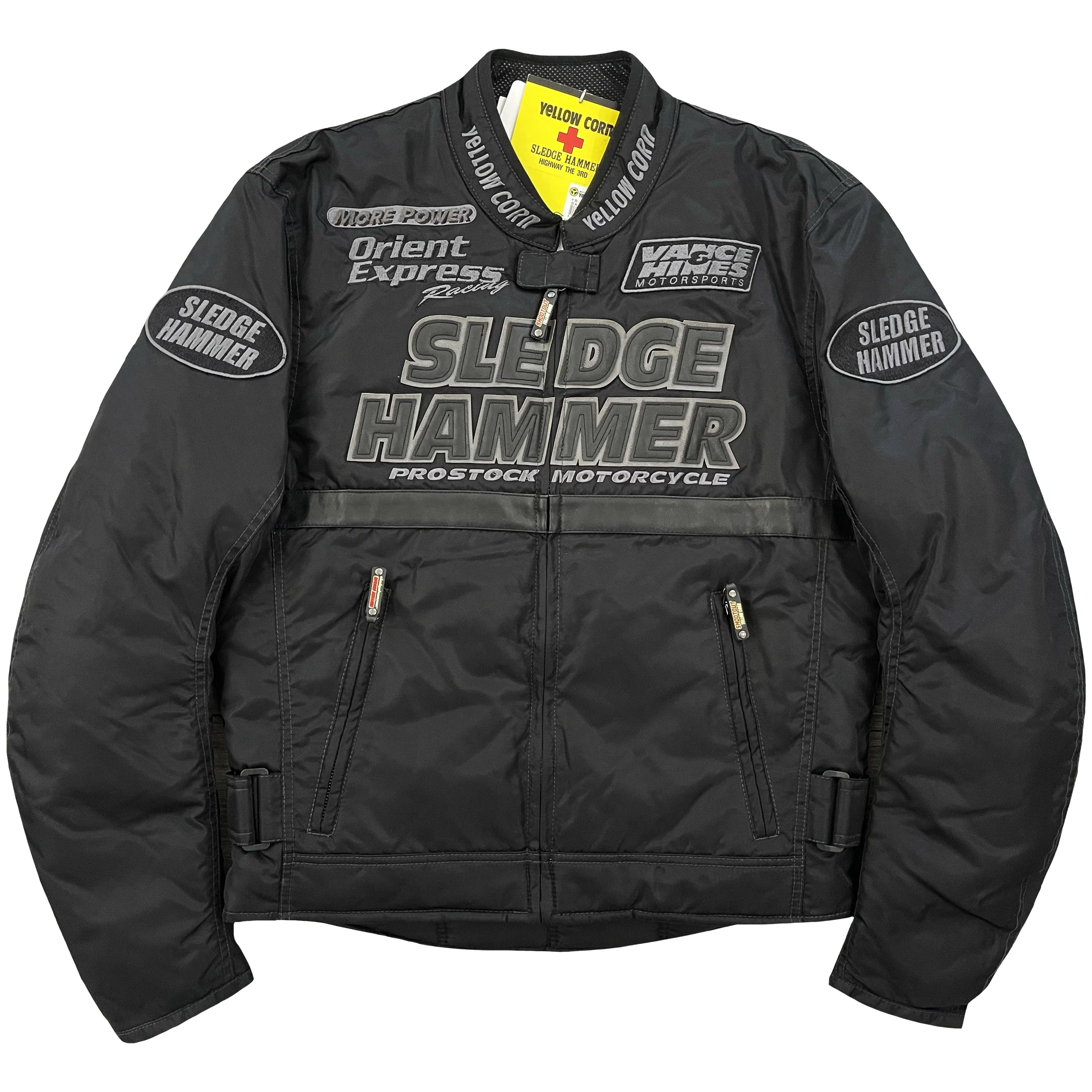 Yellow Corn Motorcycle Racer Jacket - M/L