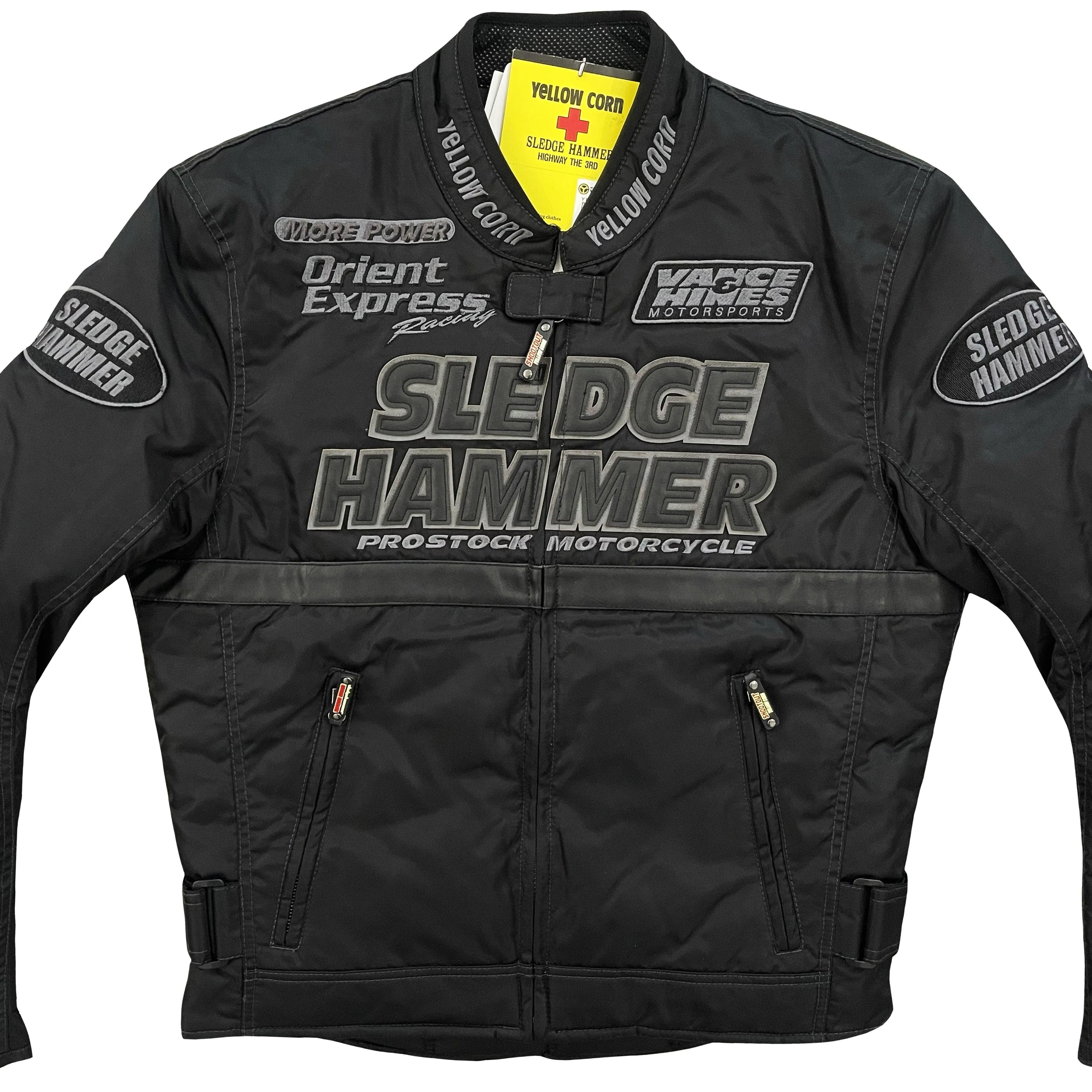 Yellow Corn Motorcycle Racer Jacket - M/L