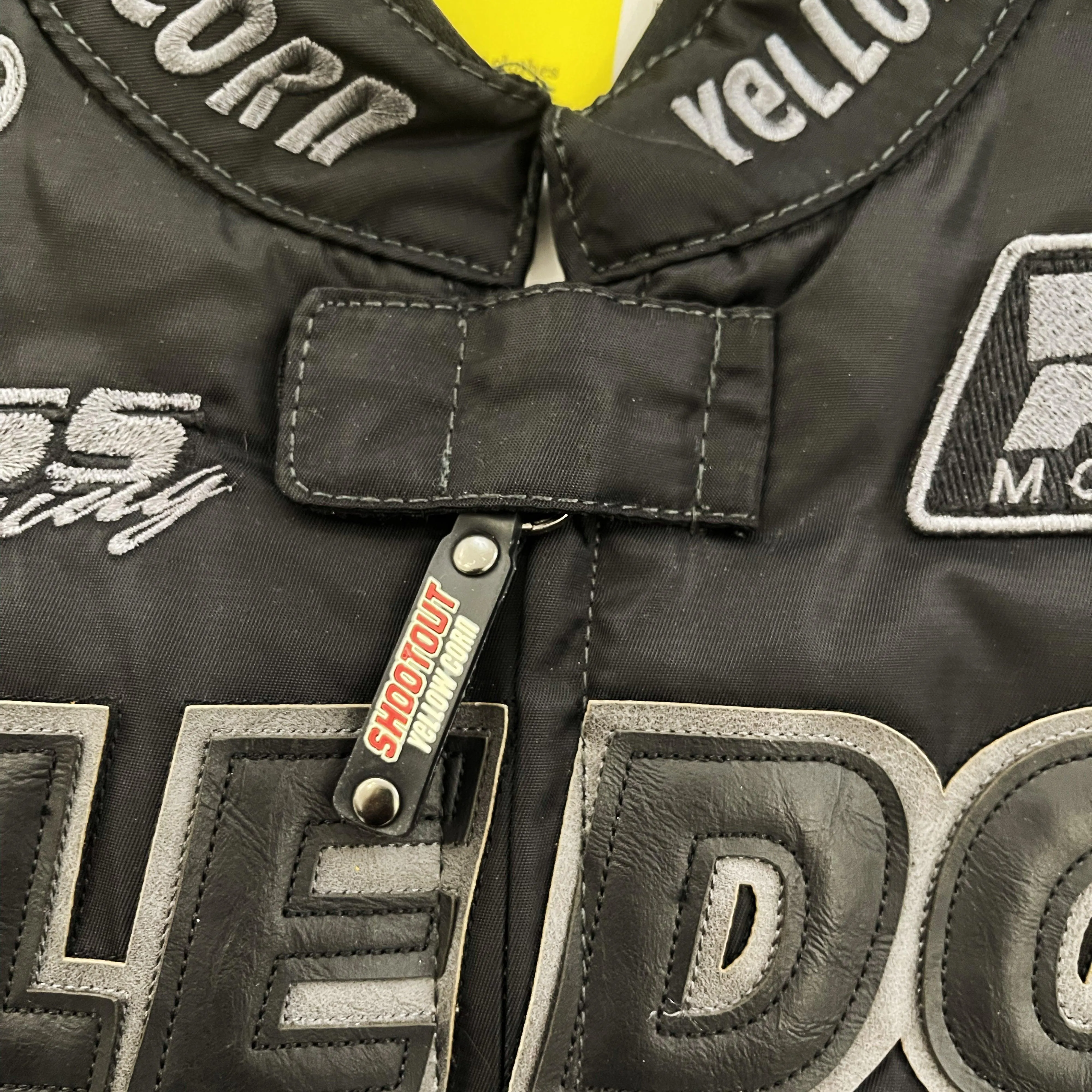 Yellow Corn Motorcycle Racer Jacket - M/L